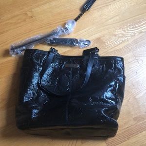 Black coach purse